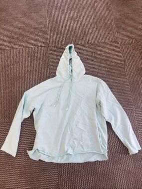 Splendid Collection Seafoam Green Cotton Hoodie, size XS/S